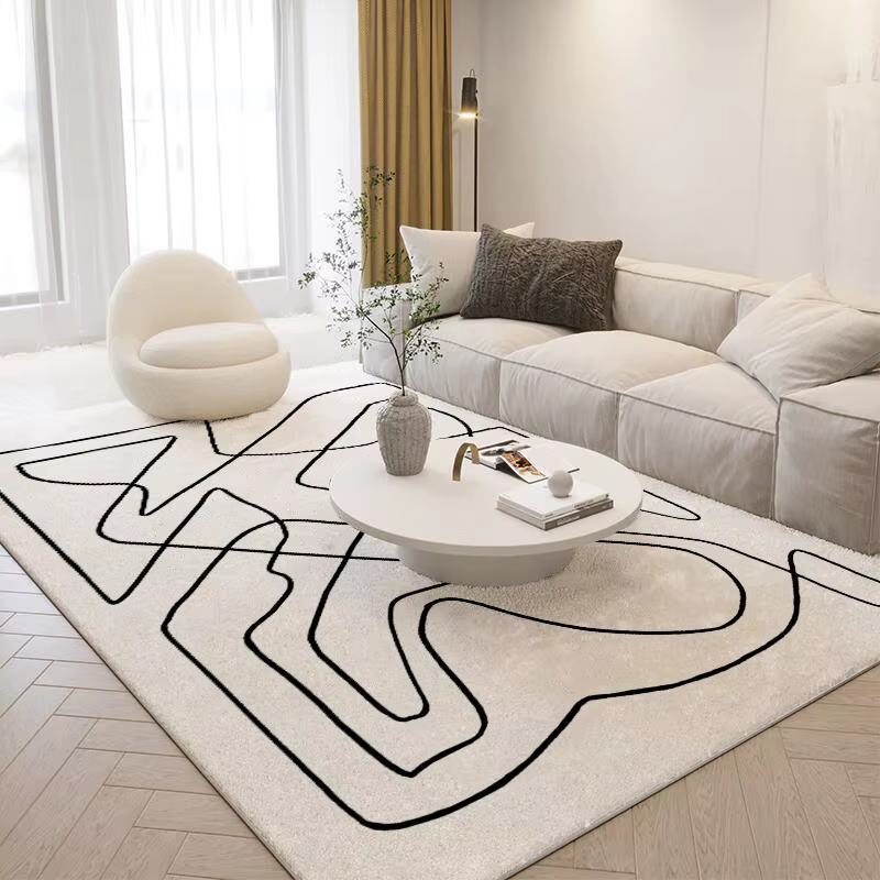 Tapis en peluche de Style nordique