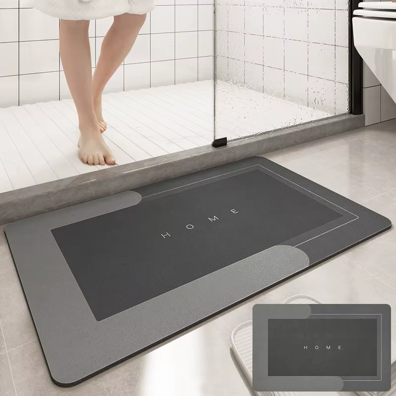 40*60 cm 1pc salle de bain antidérapant tapis de sol super absorbante rapidement secs et doux