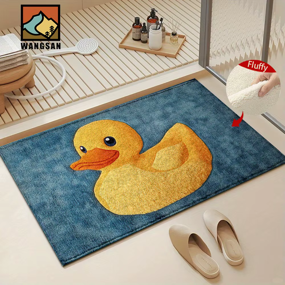 VIKAMA tapis de canard jaune paillasson