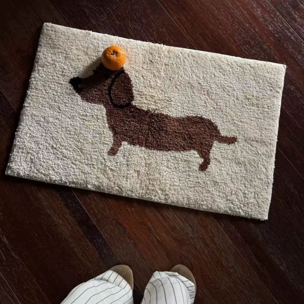 Tapis teckel de dessin animé américain VIKAMA