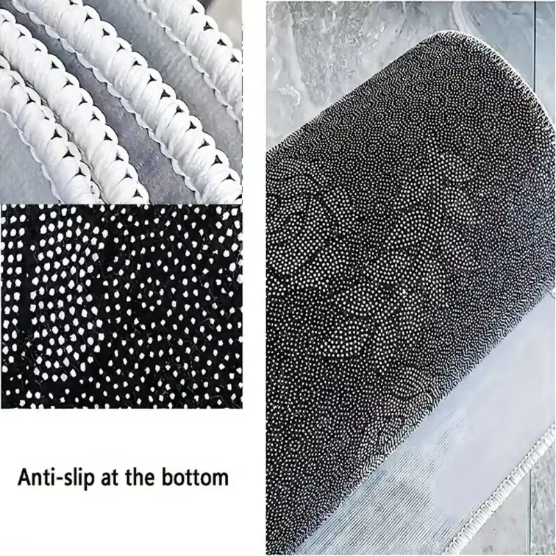 Tapis imprimé léopard antidérapant