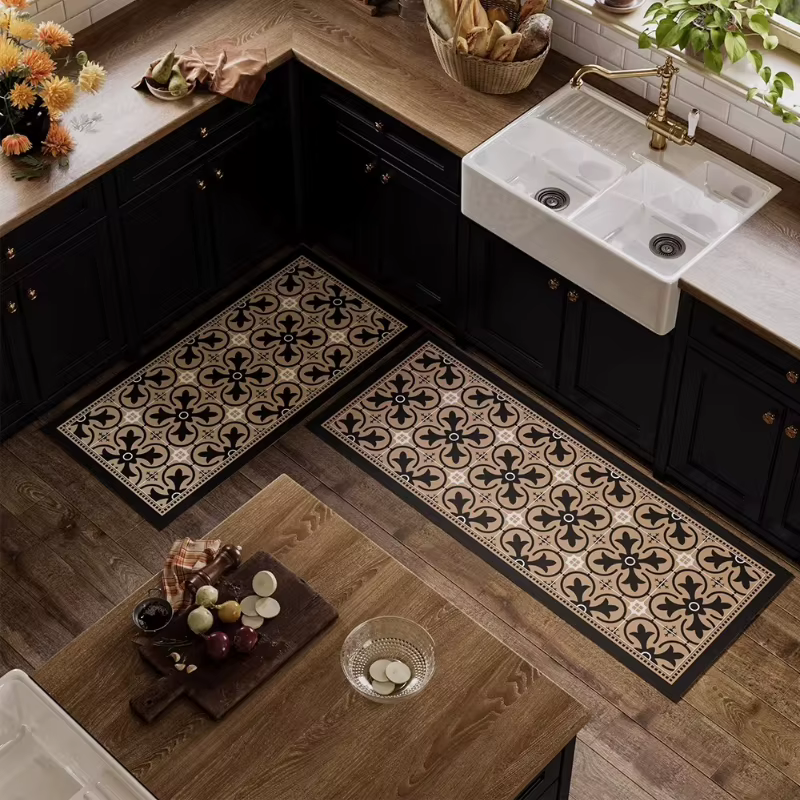 Tapis de cuisine en PVC imperméable