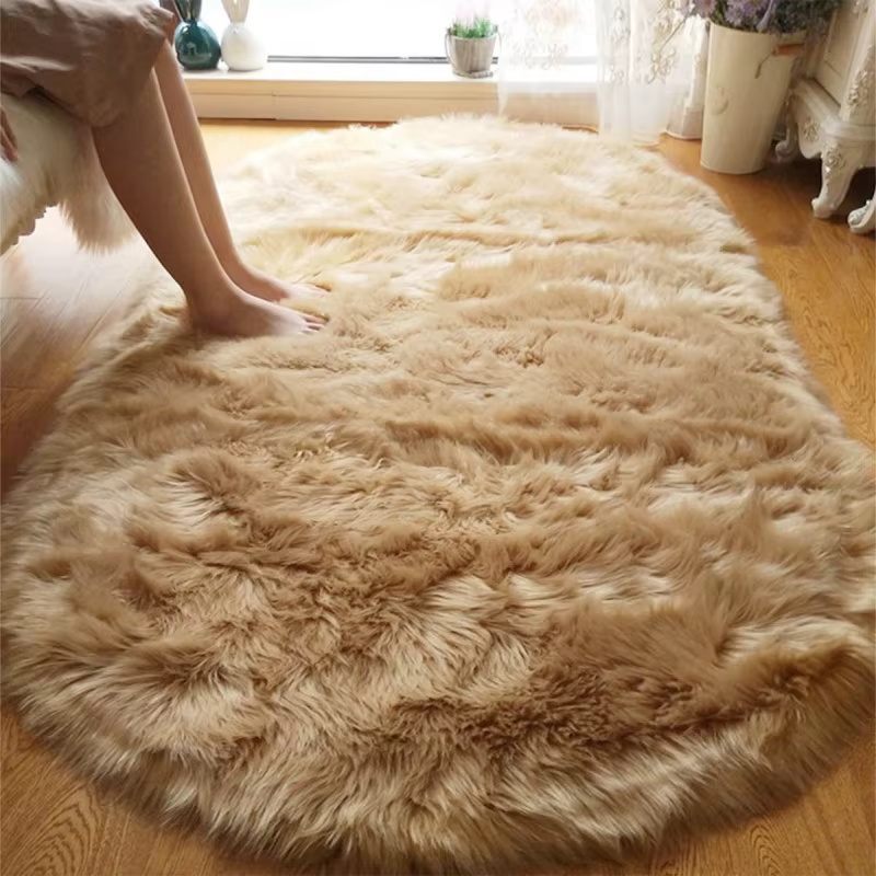 Tapis VIKAMA moderne de couleur unie