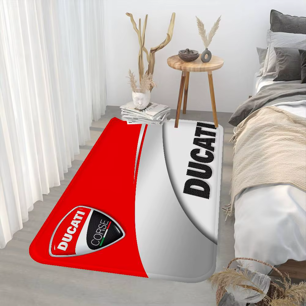 D-Ducati – tapis de sol rectangulaire avec LOGO de moto