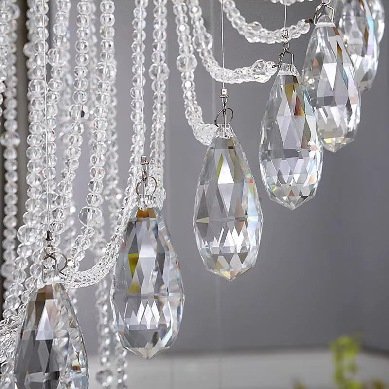 Lustre Rotatif Rond et Minimaliste en Clip