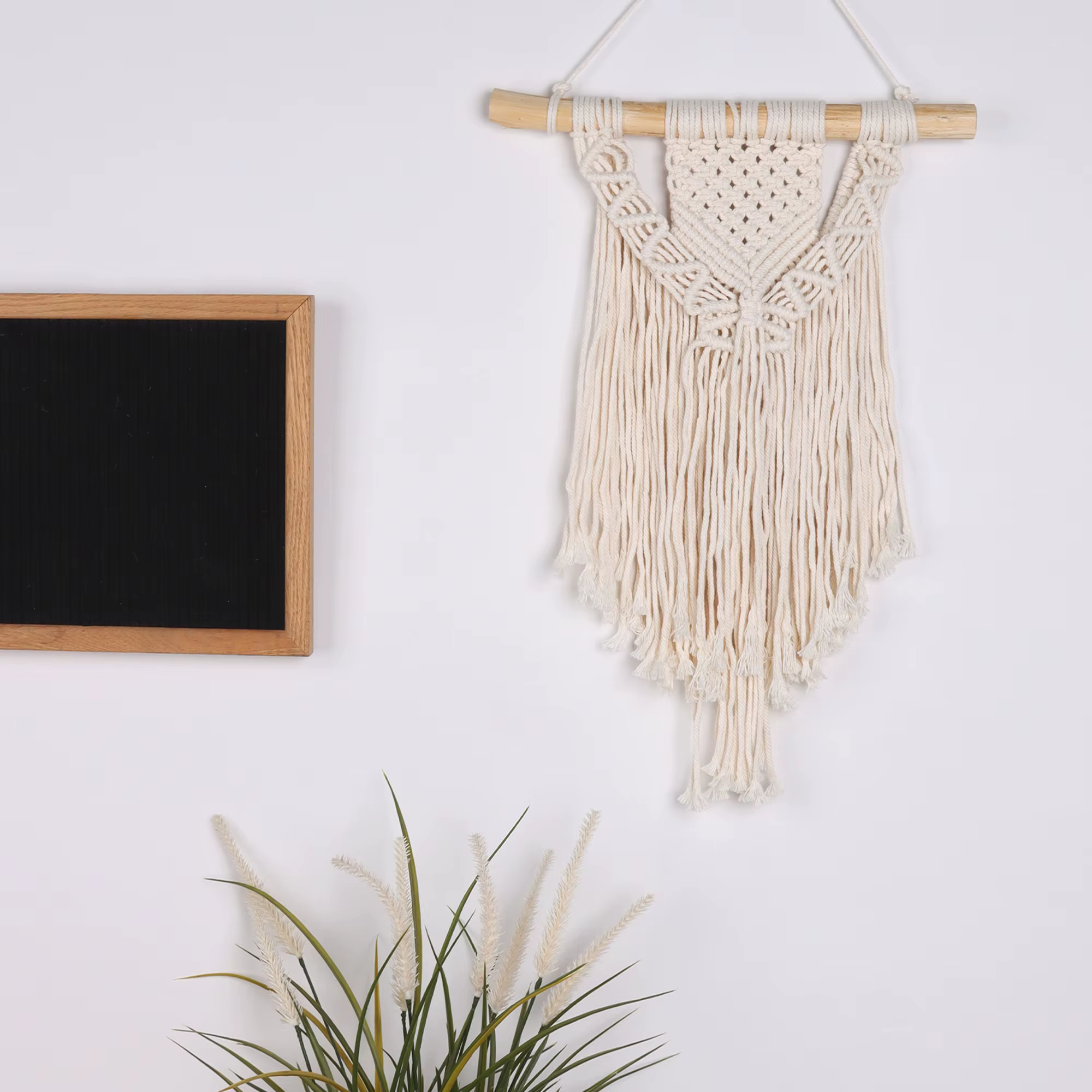 Macramé tissé tenture murale Boho maison Chic bohème géométrique Art décor beau appartement dortoir décoration tapisserie