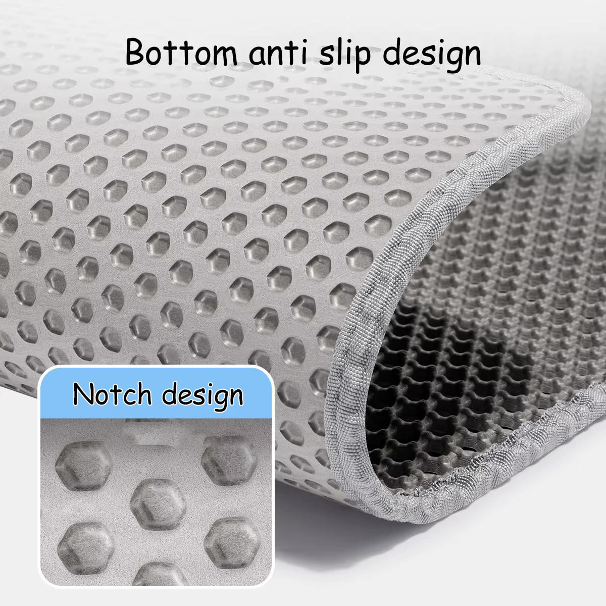 60CMX90CM tapis à litière pour chat imperméable Double couche bac à litière pour animaux de compagnie tapis de toilette pour animaux de compagnie tapis pour chat anti-dérapant sable chat tapis lavable