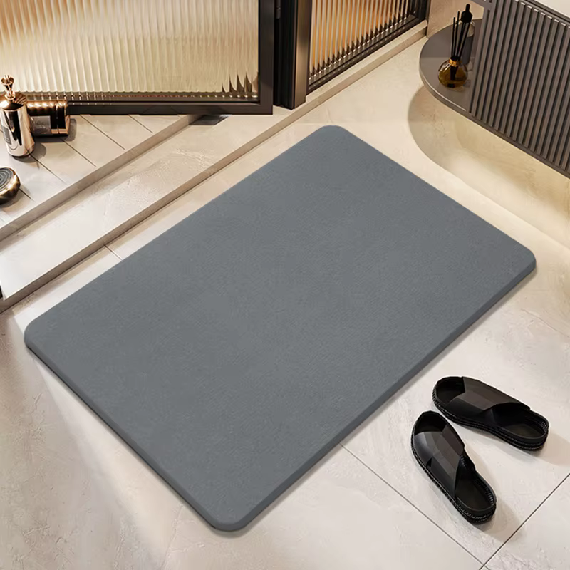 Tapis de bain en pierre pour salle de bain