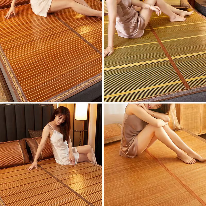 Tapis en bambou double face pour la maison