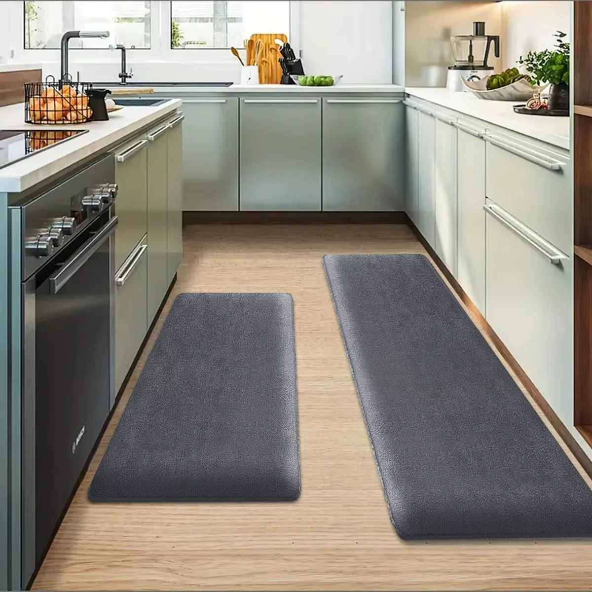 Longue Bande Épaisse en Flanelle pour Sol de Cuisine et Salle de Bain