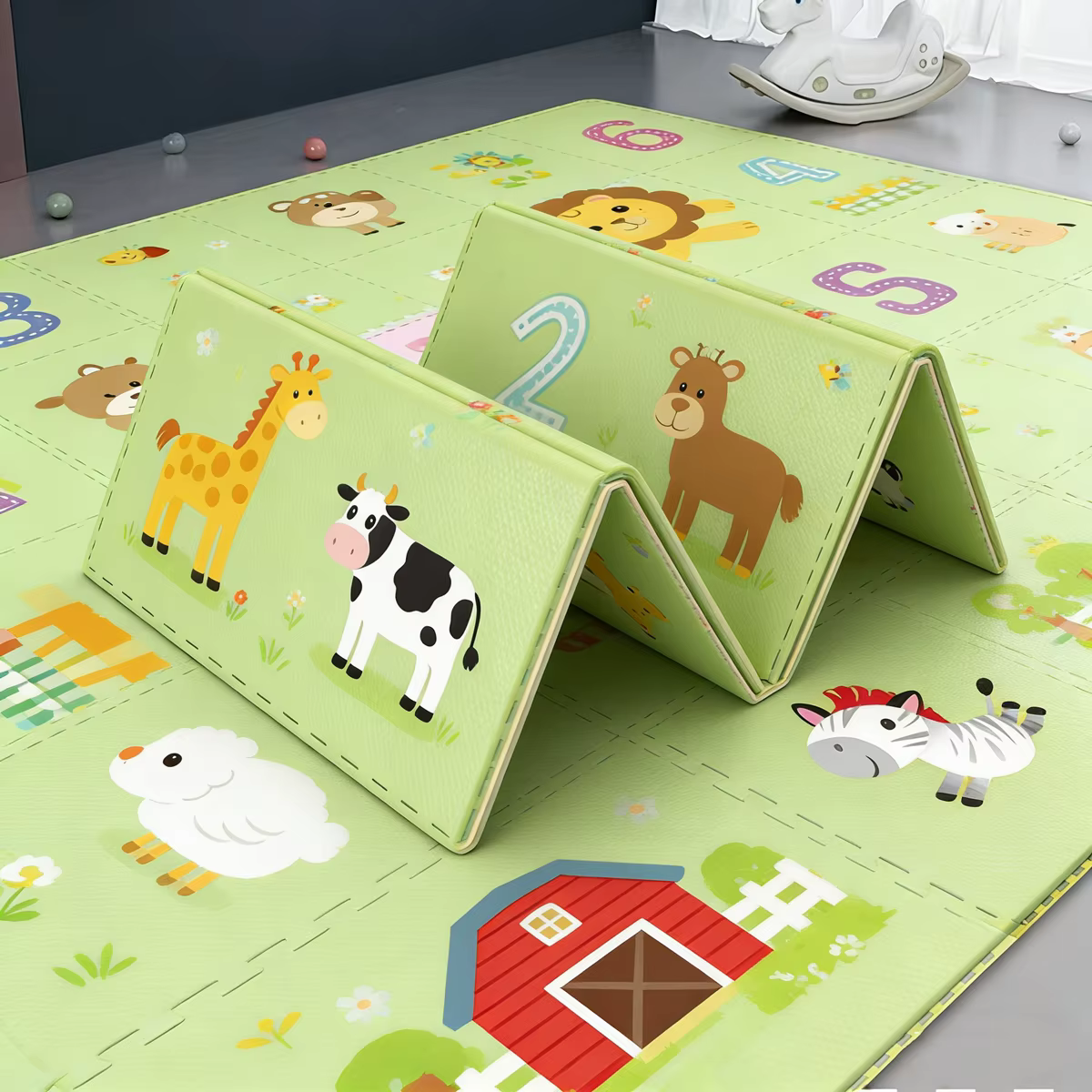 Tapis de jeu pliable pour bébé