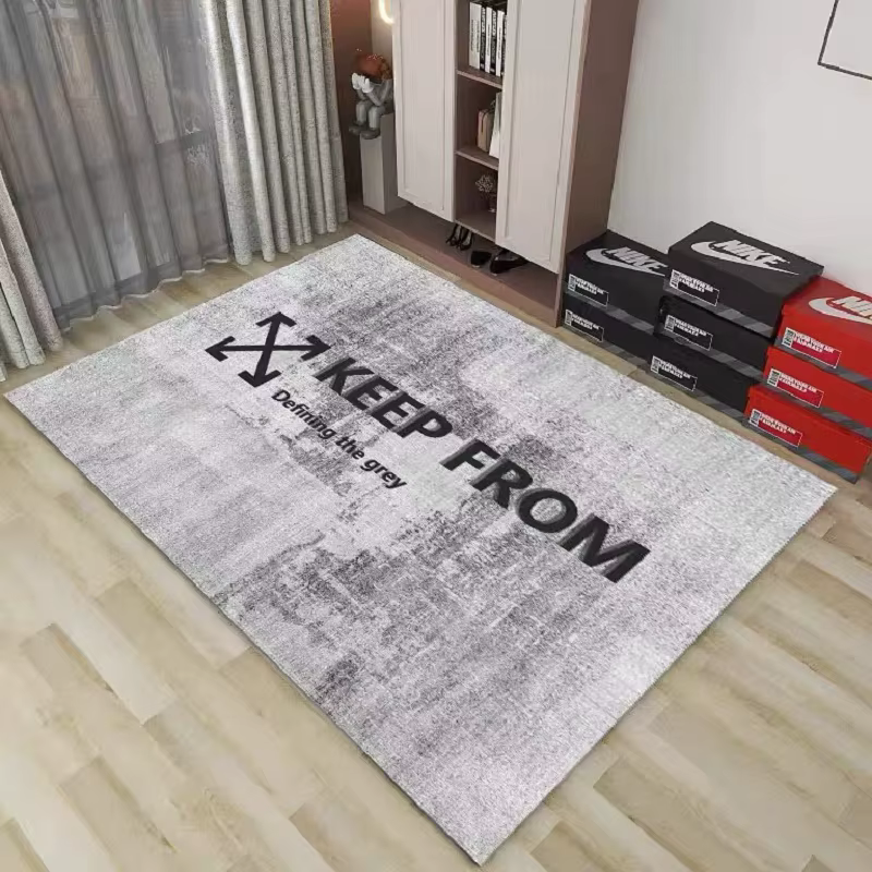 VIKAMA mode tapis chambre salon tendance personnalité créative garçons appartement chaussure mur chevet sale