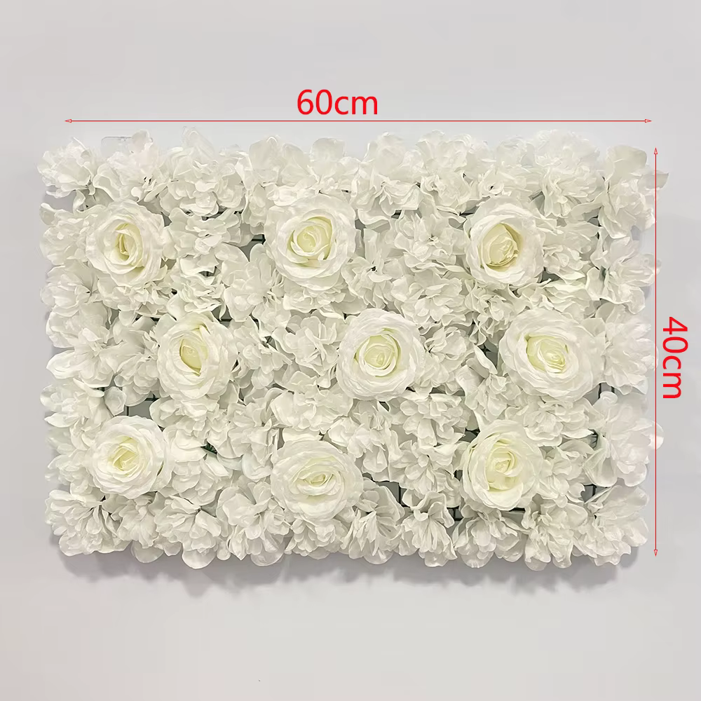 Paredes de fleurs artificielles d'extérieur pour décoration