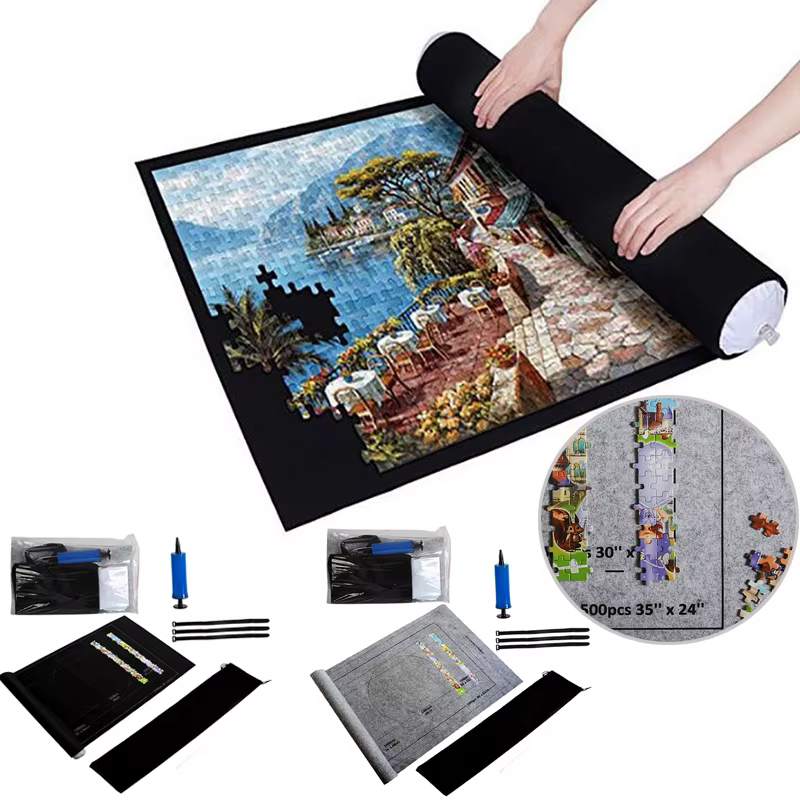 Tapis de puzzle en feutre