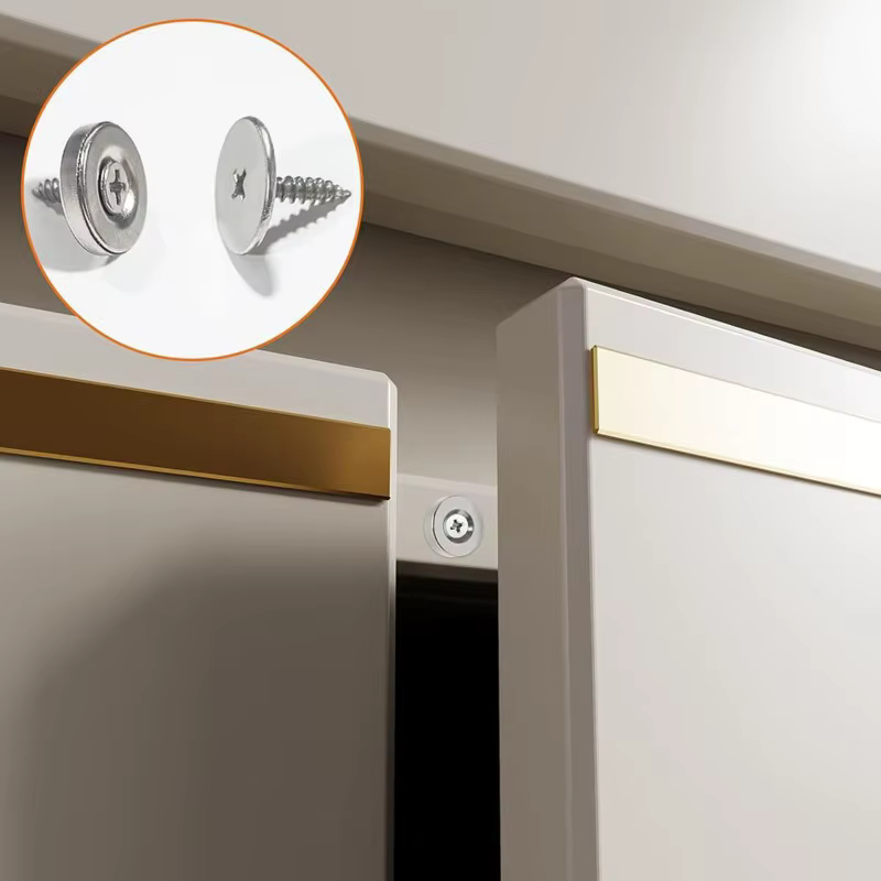 Serrure magnétique à fermeture dissimulée, loquet de porte magnétique pour armoire, aimants de porte avec magnétique pour la maison