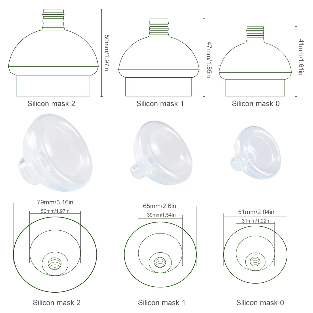 Inhalateur d'asthme pour animaux de compagnie avec indicateur respiratoire et masques en silicone – Soin respiratoire vétérinaire pour chiens et chats