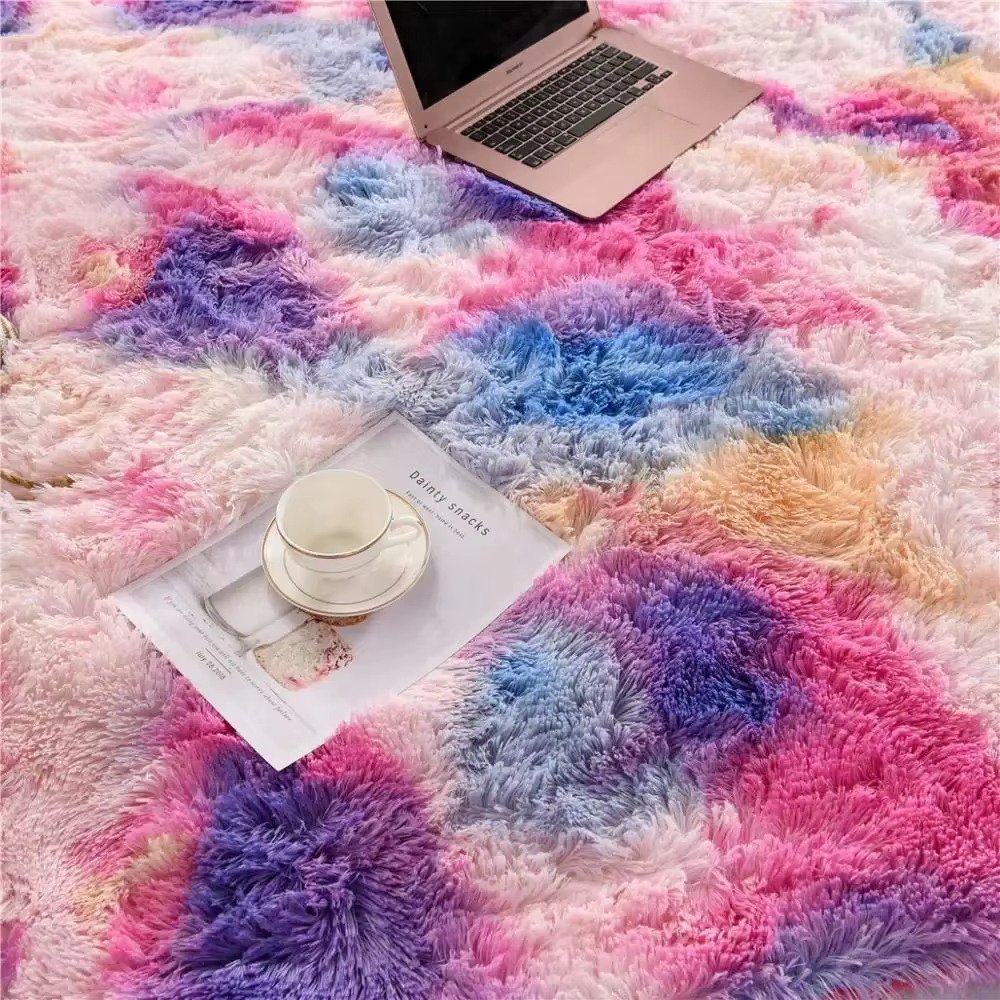 Tapis imprimé léopard moelleux