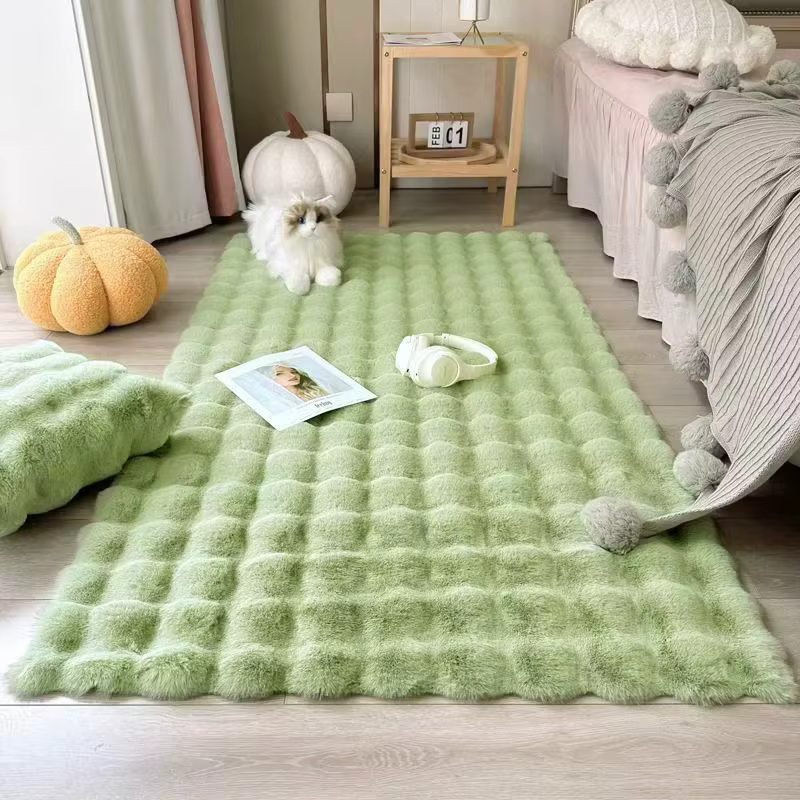 Nouvelle Tapisserie de Chevet Épaisse en Peluche Tatami pour Chambre à Coucher
