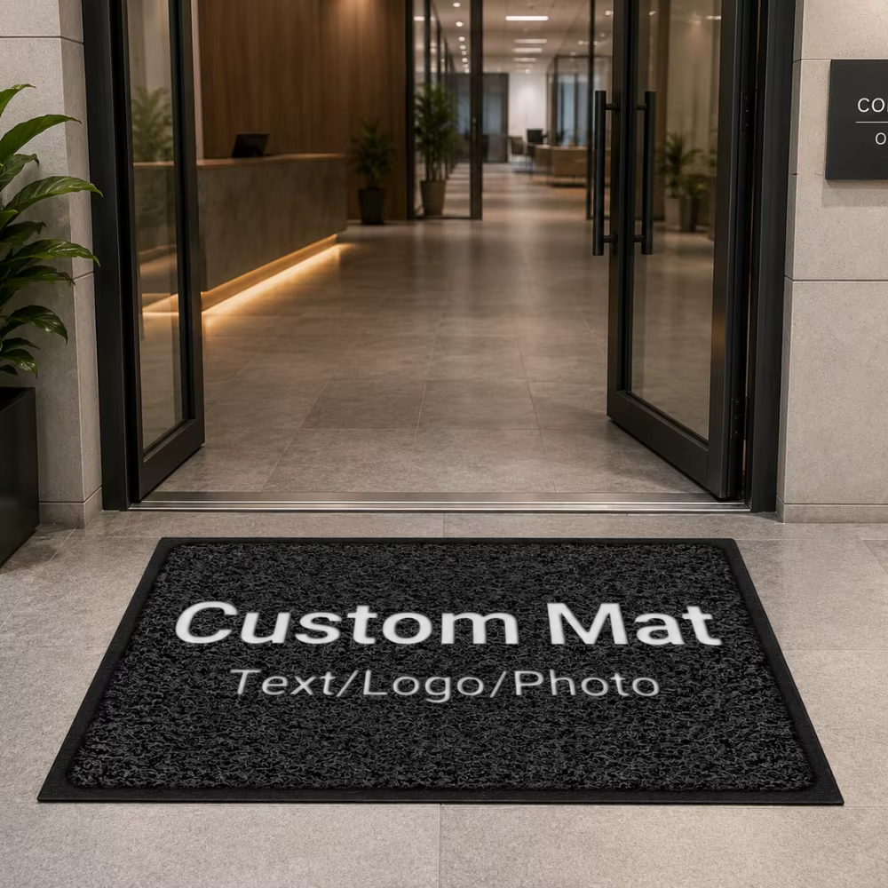 Tapis d'entrée personnalisé pour entreprise