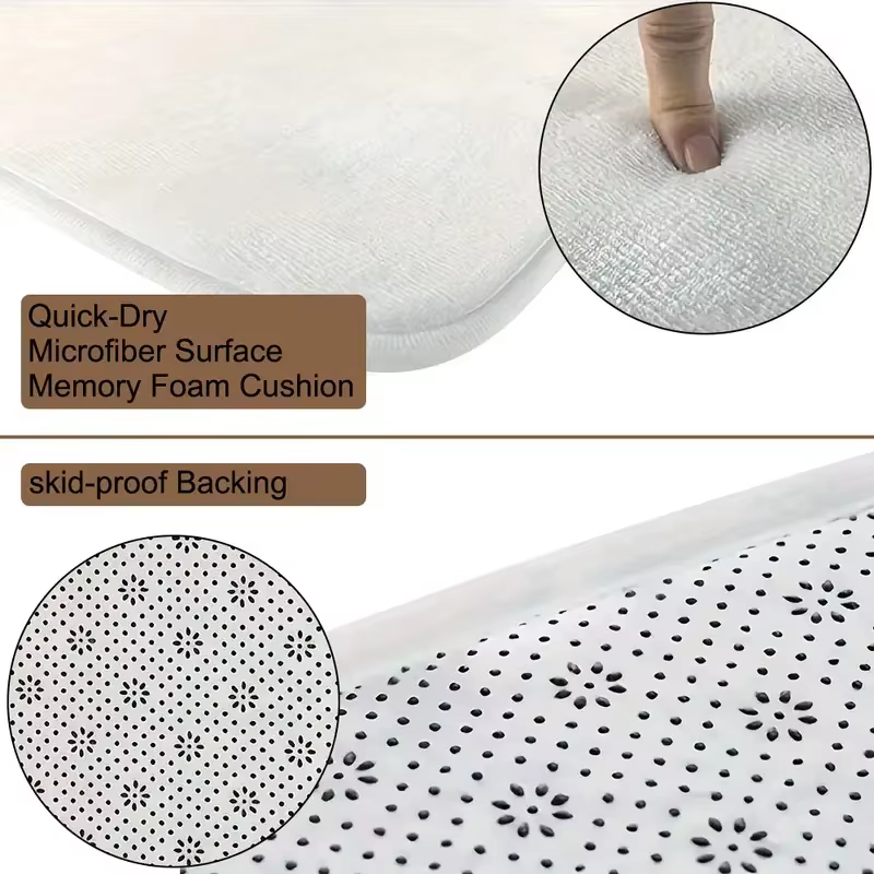 VIKAMA – tapis en forme de cœur pour la saint-valentin, doux et confortable, pour chambre à coucher, antidérapant, pour salle de bain et cuisine, décoration de maison