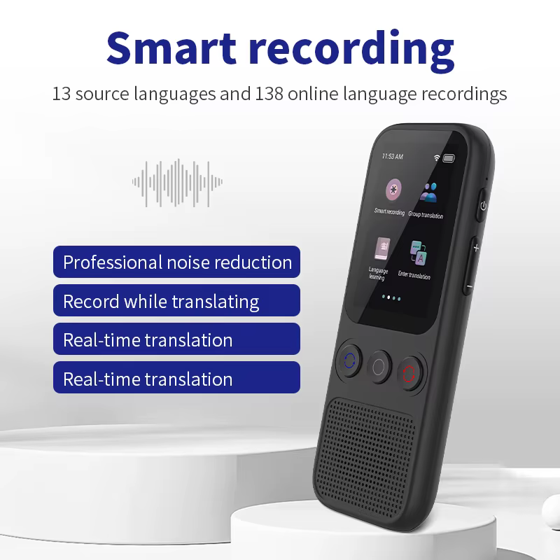 Dispositif de traduction de langues, traduction de photos vocales hors ligne, traducteur Portable 2025, 138 langues pour les voyages d'affaires