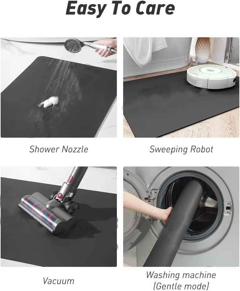 VIIKAMA Tapis de cuisine à motif de dessin animé