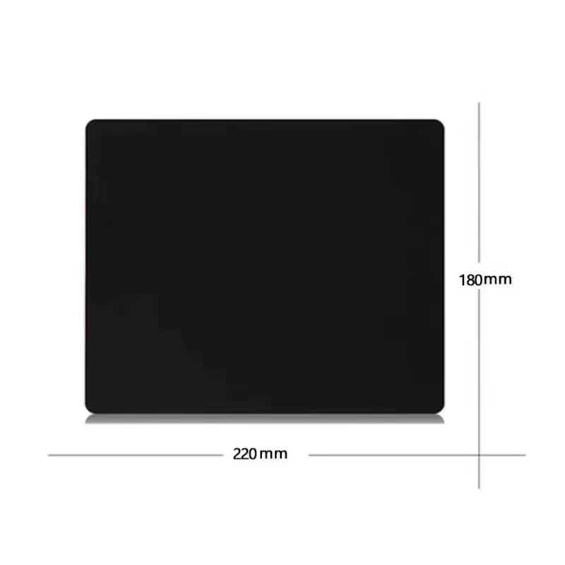 Tapis de souris en tissu noir épais, antidérapant, Super grand, résistant à la saleté, aspect de haute qualité pour les jeux sur ordinateur et l'utilisation au bureau