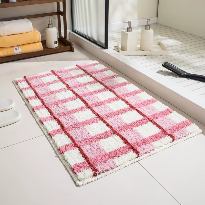 Tapis de sol absorbant pour porte de salle de bain