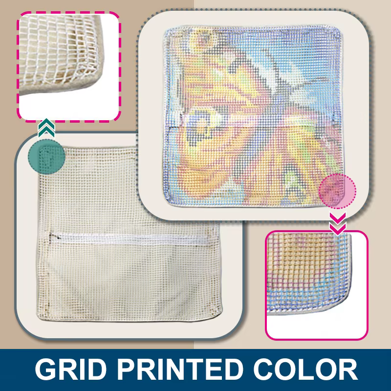 Dessin animé Panda grand loquet crochet tapis kits