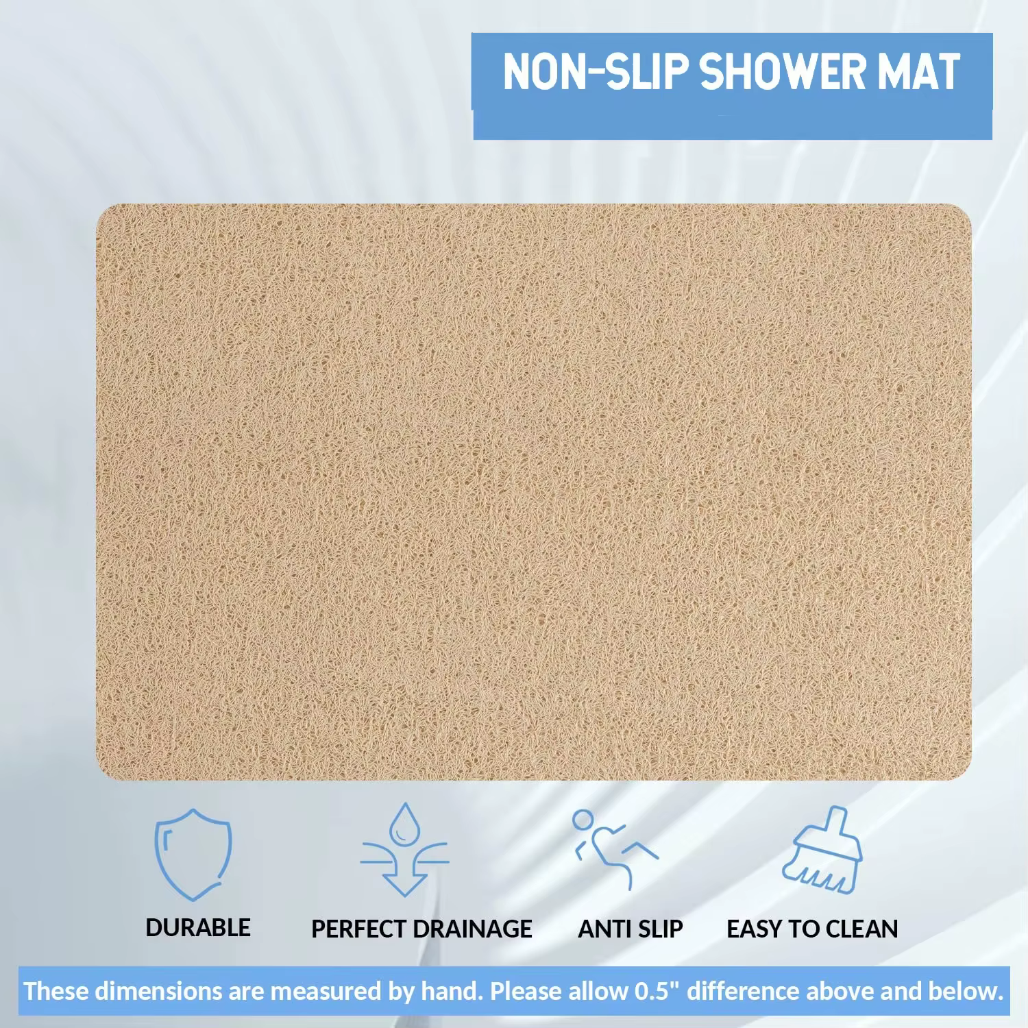 Tapis de douche Super confortable 50x80cm