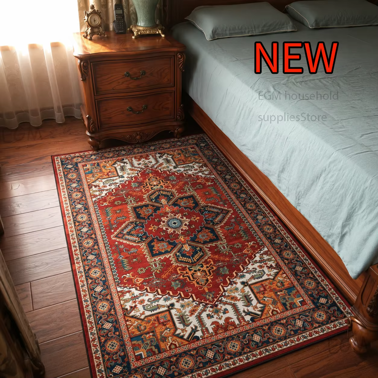 Tapis bohème de luxe pour la décoration de la maison