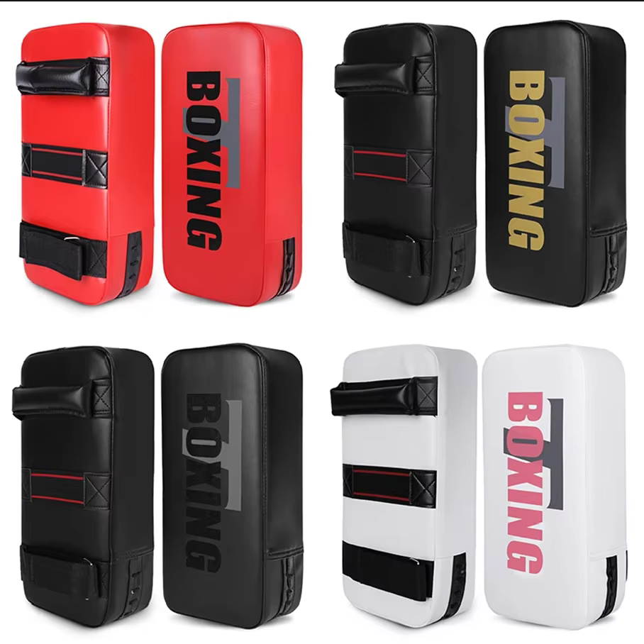 1 Cible de pied de boxe, 1 Cible de main, 1 Cible de frappe MMA Muay Thai pour le Taekwondo, Équipement d'entraînement de boxe pour enfants et adultes