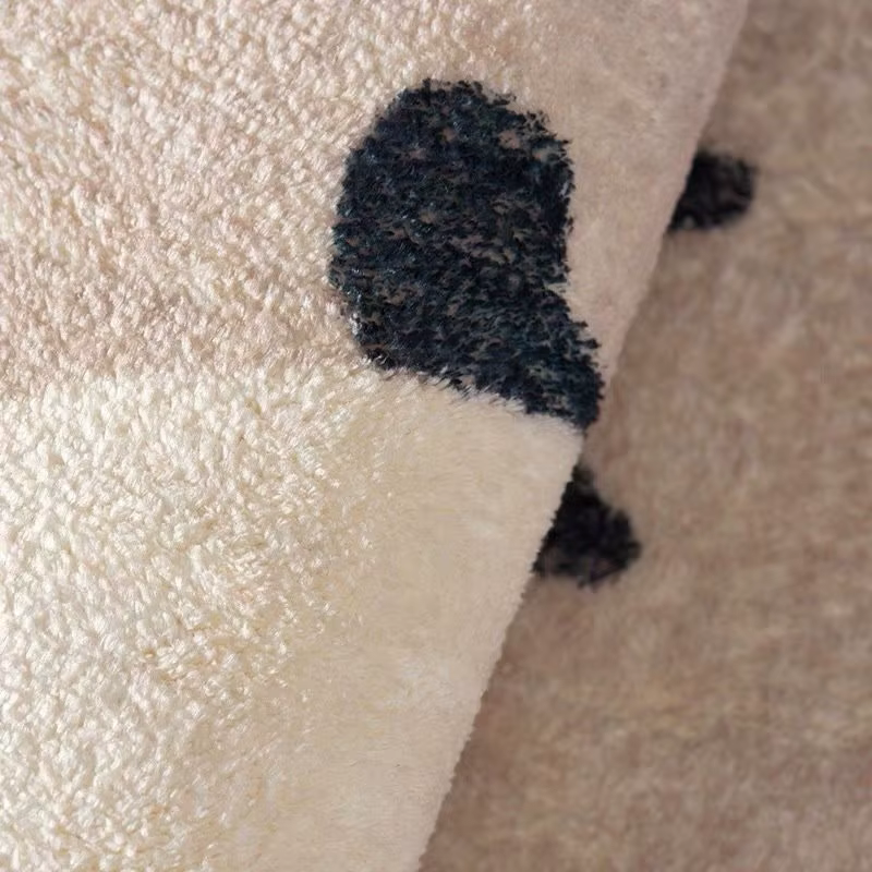 Tapis de salon en peluche de luxe léger