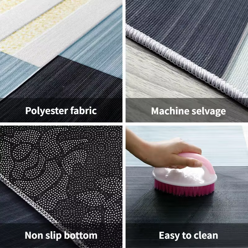 Tapis gris style palais VIKAMA