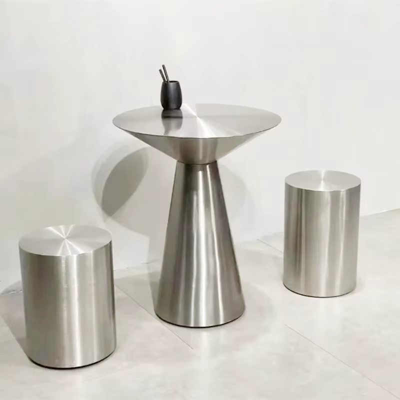 Tabourets en métal modernes, tabouret géométrique nordique, décoration de salon, café, minimalisme, chaise Ottomans, accessoires de meubles de maison