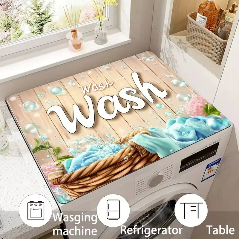 Tapis de protection moderne pour lave-linge et sèche-linge