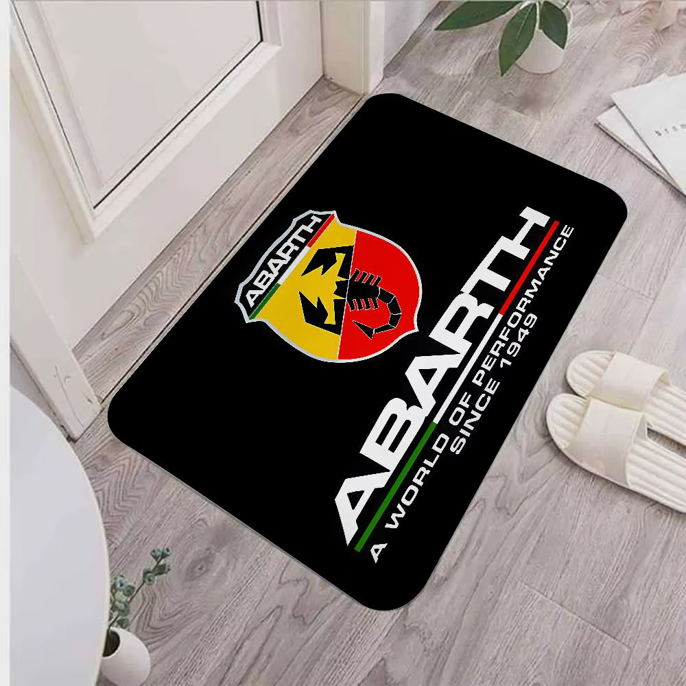 R-Abarths-w-Car-Moquette salle de bain tapis antidérapant