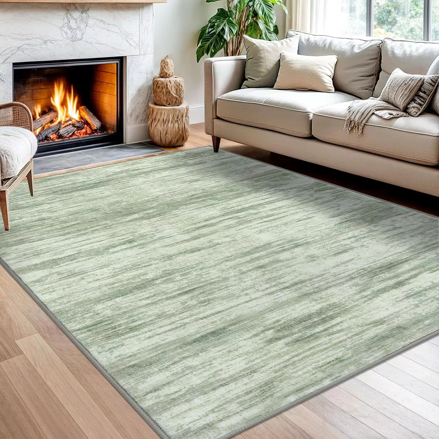 Tapis abstrait moderne pour salon