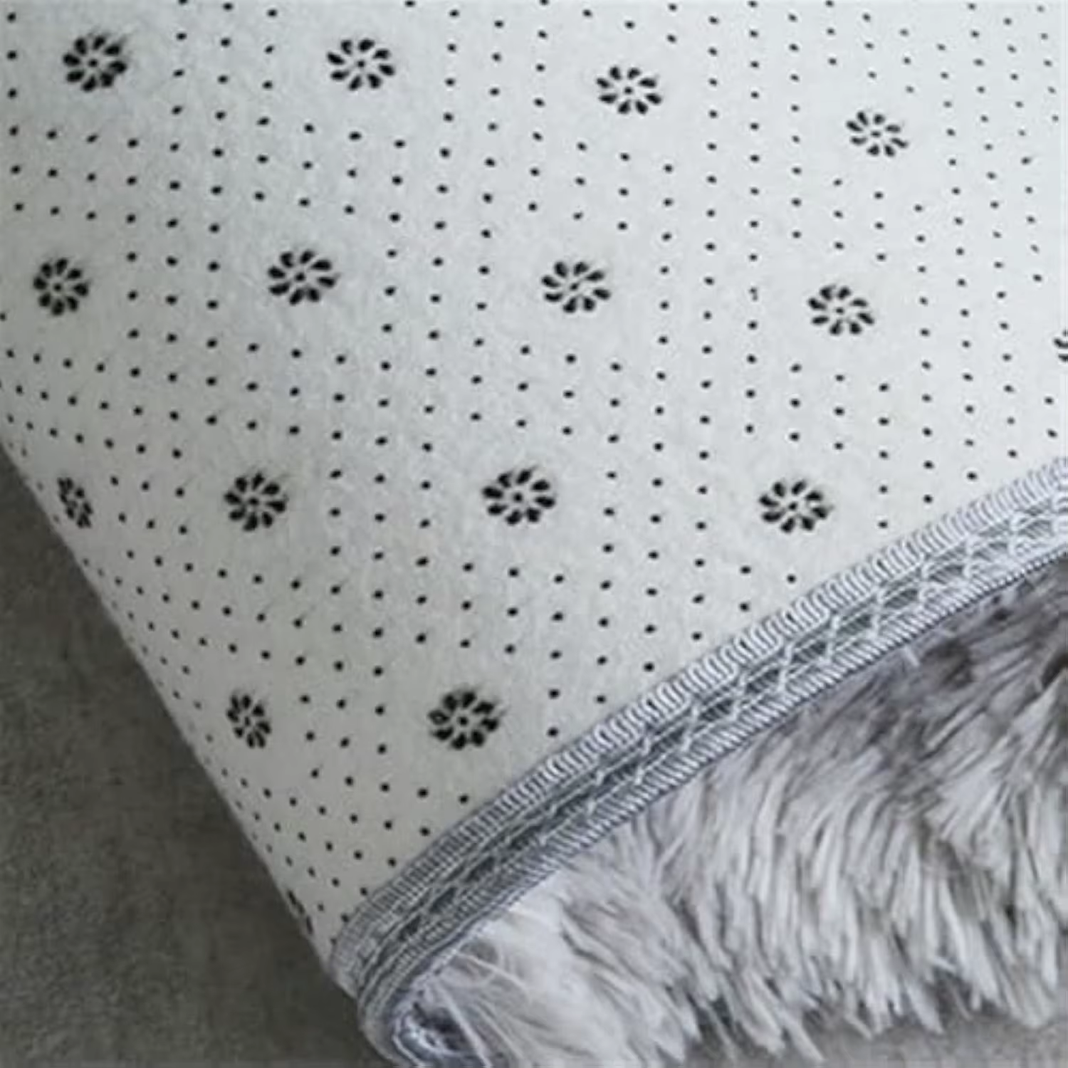 Vikama – tapis rond vert herbe pour chambre à coucher