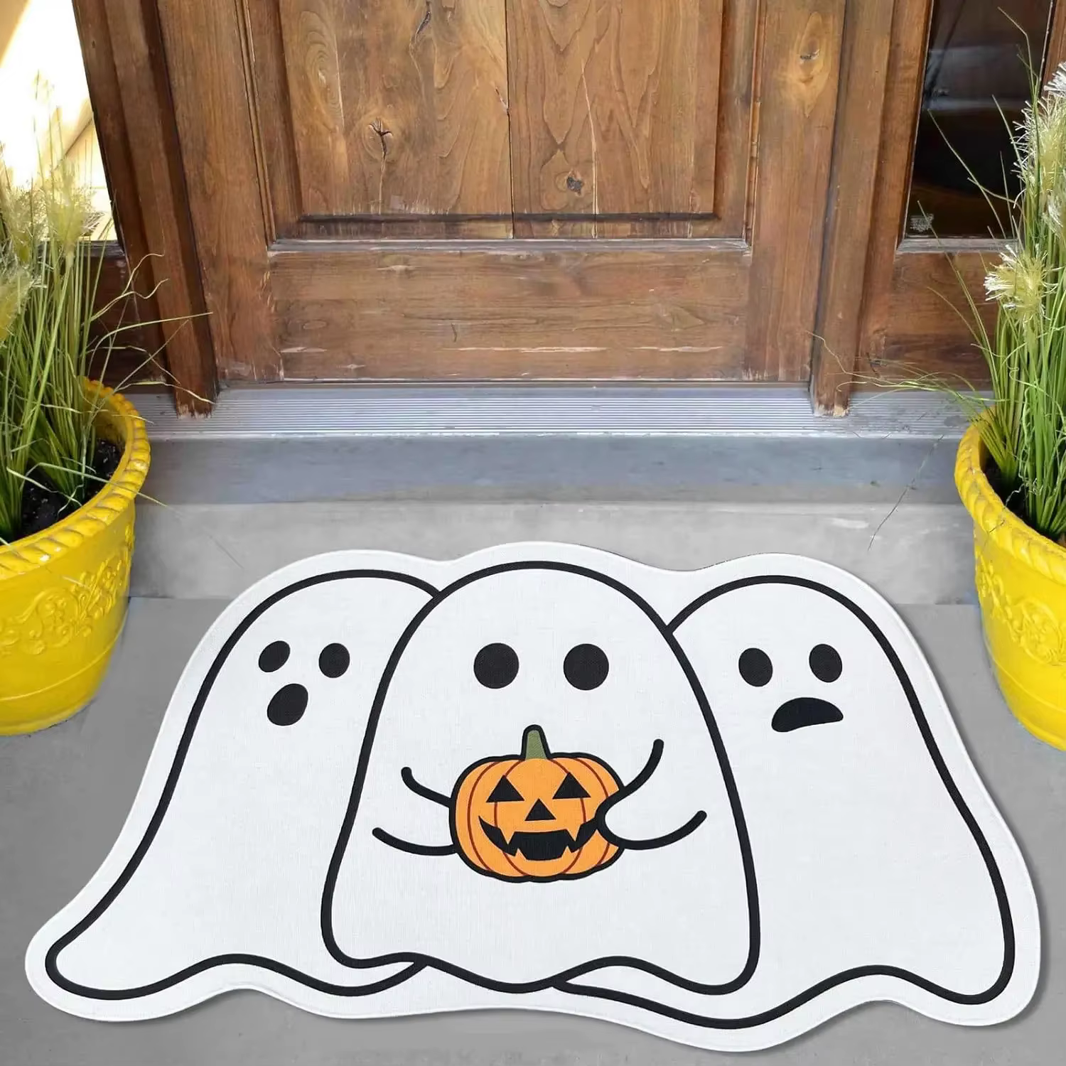 VIKAMA – tapis décoratif en forme d'halloween