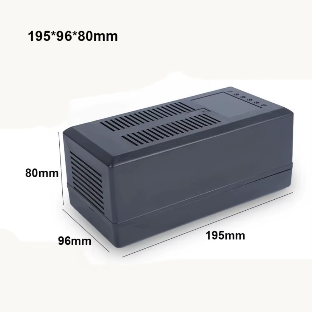 Boîtier de compteur en plastique ABS, étanche, pour projets électroniques, boîte de protection, cadre d'instrument