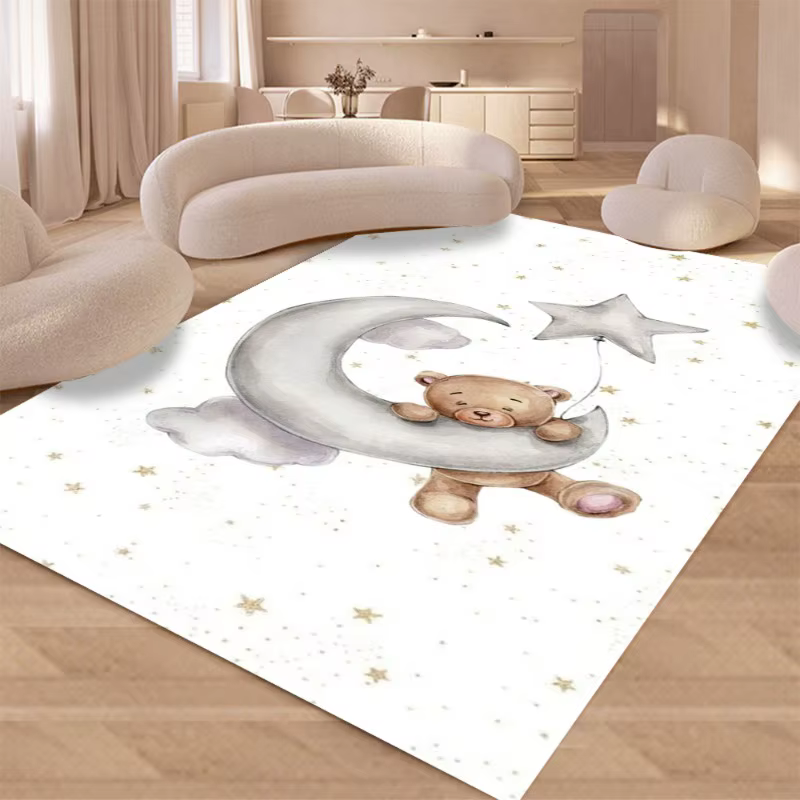 Tapis ours tapis de salon tapis de sol antidérapant tapis de salon tapis de chambre d'enfants tapis pour enfants tapis de jeu pour bébé chambre décoration de la maison