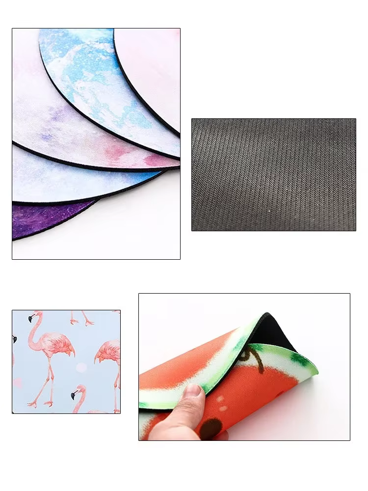 Tapis de souris rond personnalisé bricolage