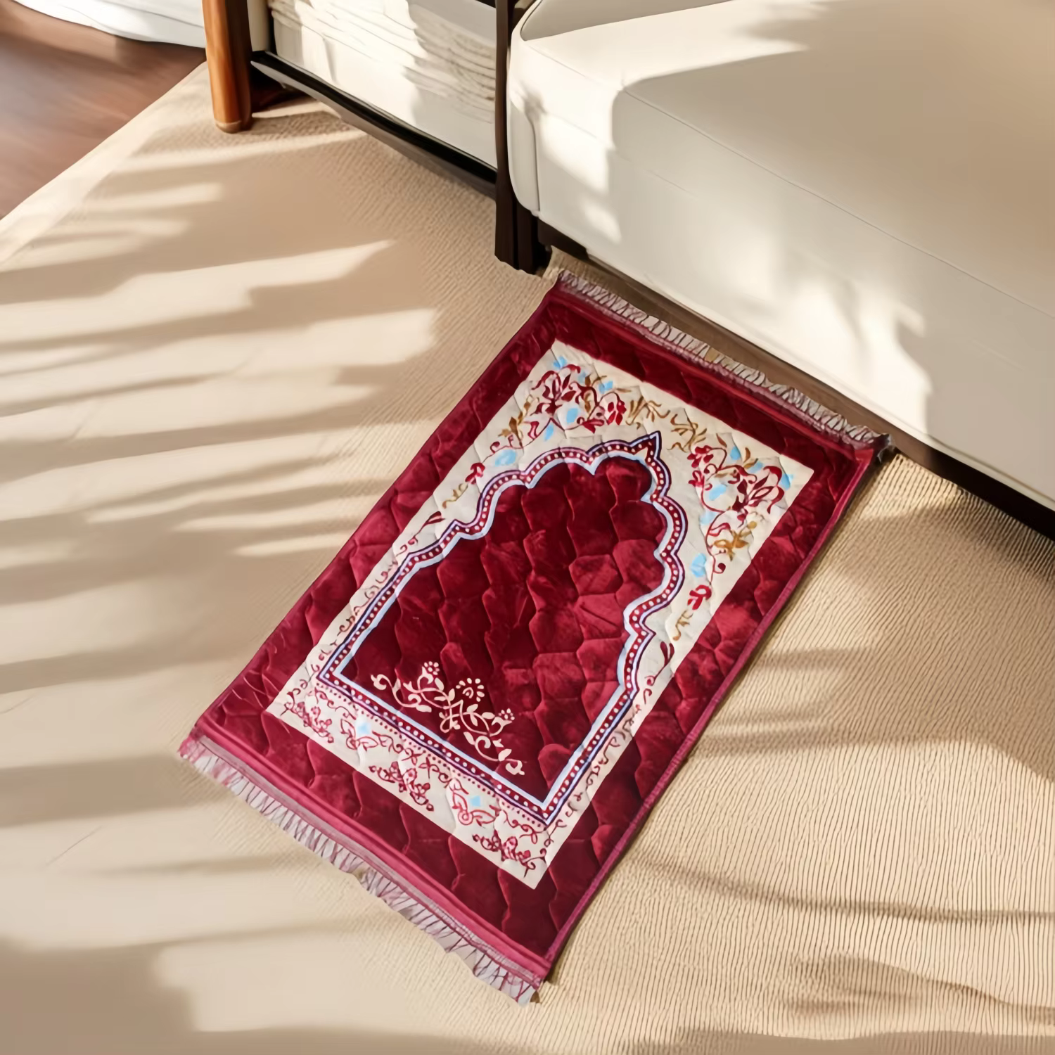 Tapis de prière musulman doux 80*120cm grand