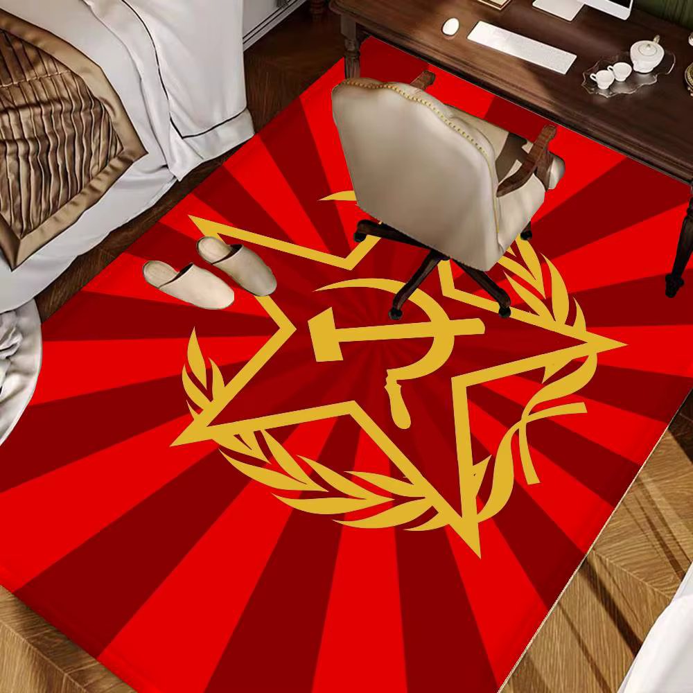 CCCP urss soviétique couloir tapis lavable antidérapant salon canapé chaises zone