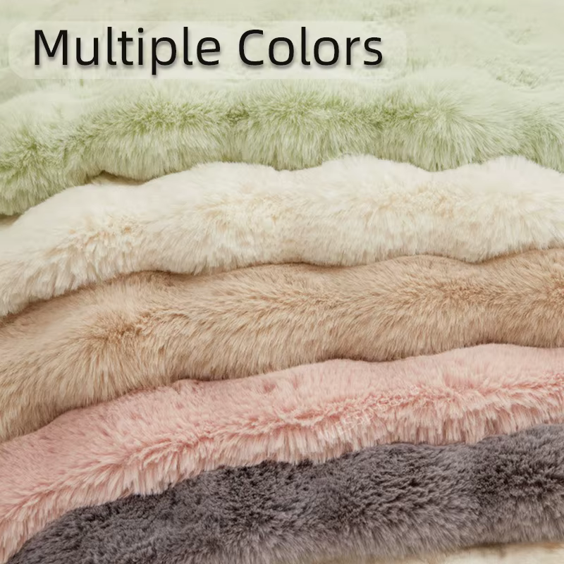 Tapis en Faux lapin pour chambre à coucher