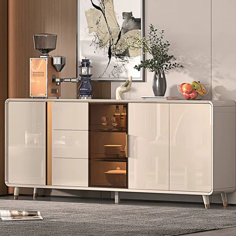 Meubles de salon de luxe en bois : Meuble de rangement et de présentation avec tiroirs