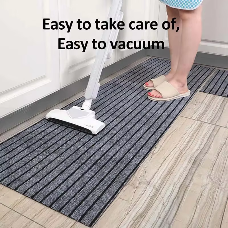 Tapis de sol rayé, tapis d'entrée de maison