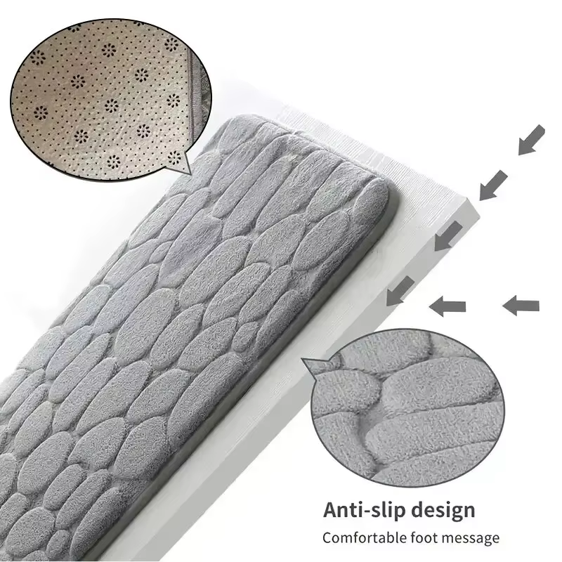 Tapis en fibre gaufrée 1 pièce