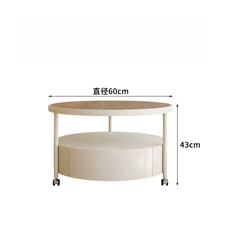 Tables basses rondes en bois